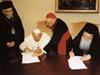 Encontro de SS. o Patriarca Ecumênico Bartolomeu I com SS. o Papa João Paulo II no Vaticano.